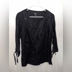 Style & Co Linen Blouse